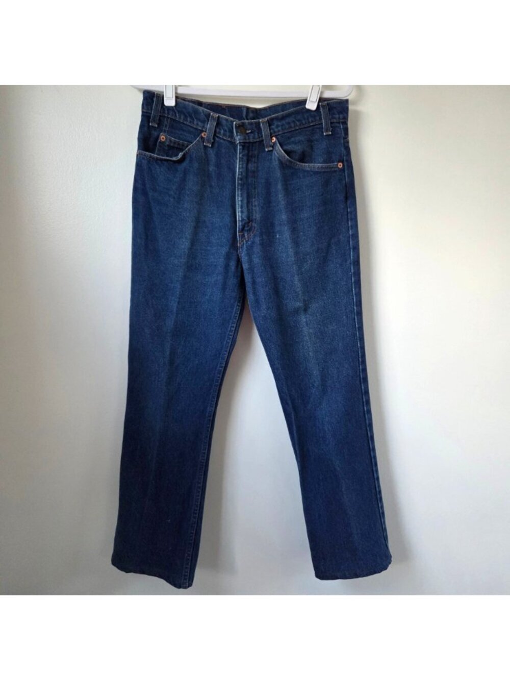 Vintage 80s Levi's Straight Blue 517 Jeans Orange Tag 34x30